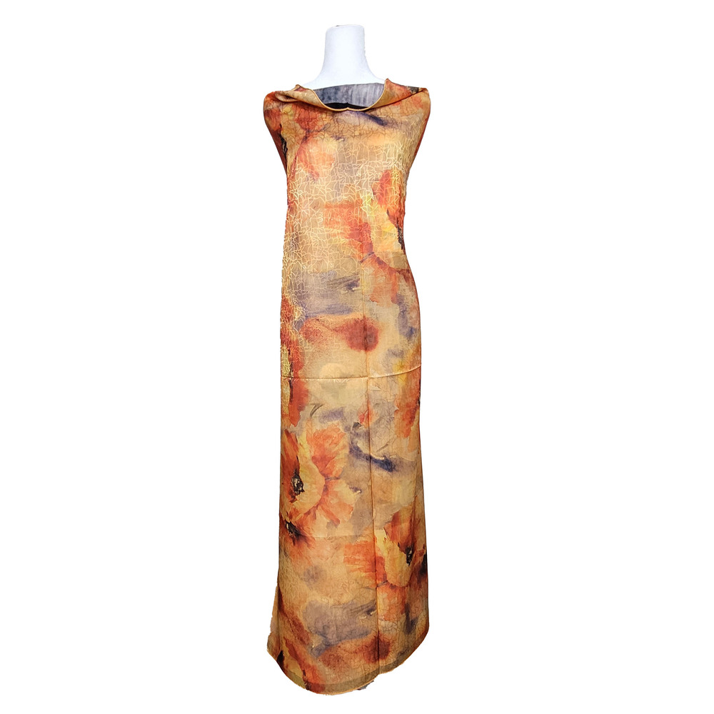 NWT Double Sided Silk Scarf 52"x52" Large Square Shawl Wrap XiangYunSha 3653 - Picture 5 of 8